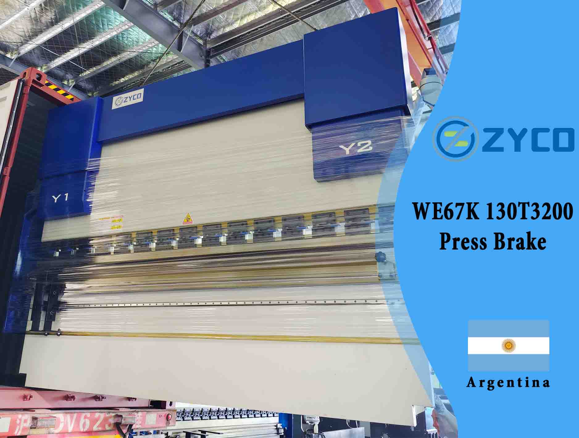 Prensa plegadora CNC automática Argentina-WC67K 300T4000