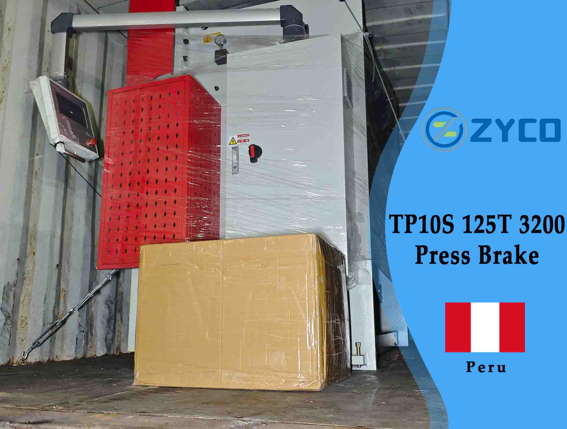 Prensa plegadora de placas CNC Perú-TP10S 125T 3200