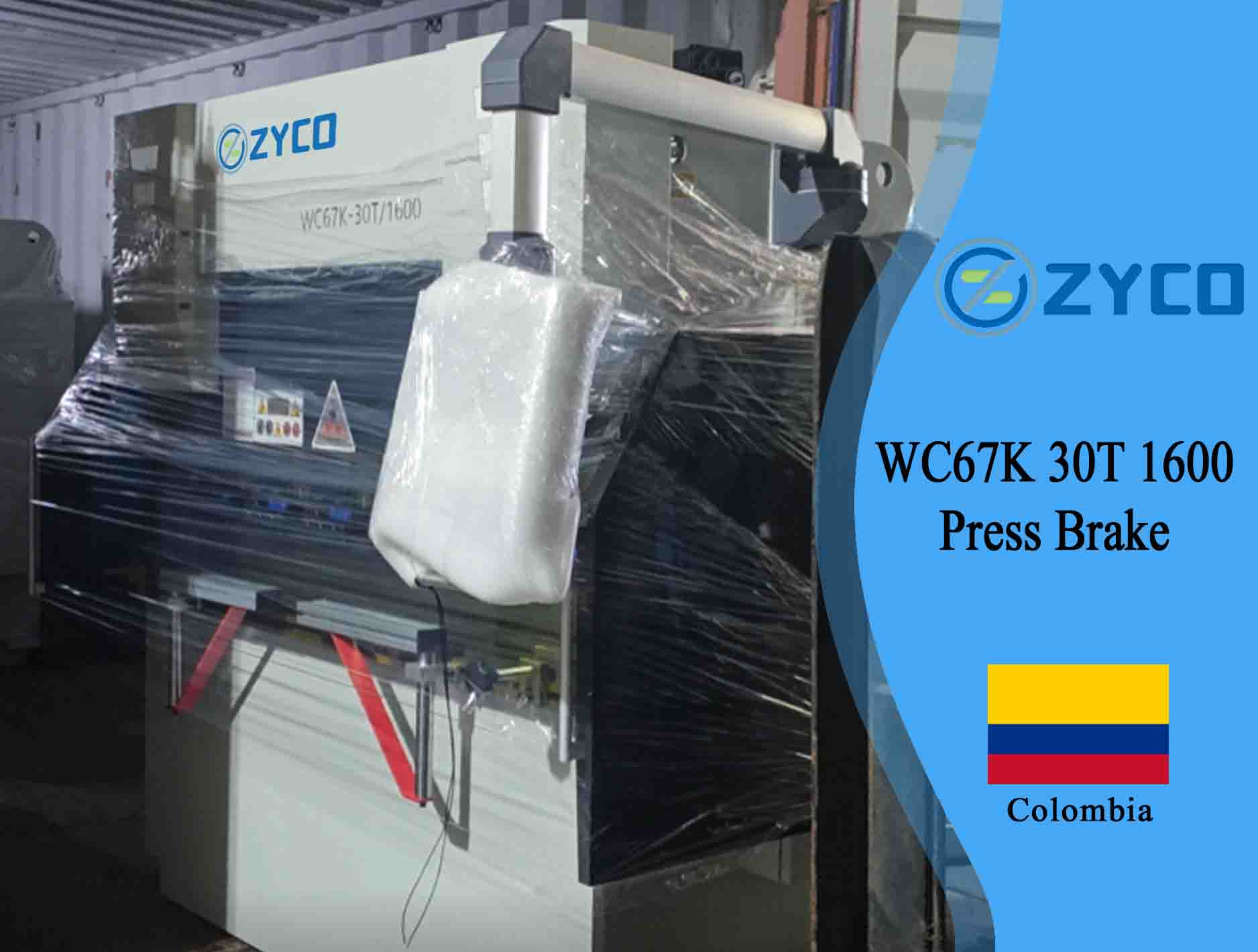 Prensa plegadora Colombia-WC67K para doblar chapa metálica