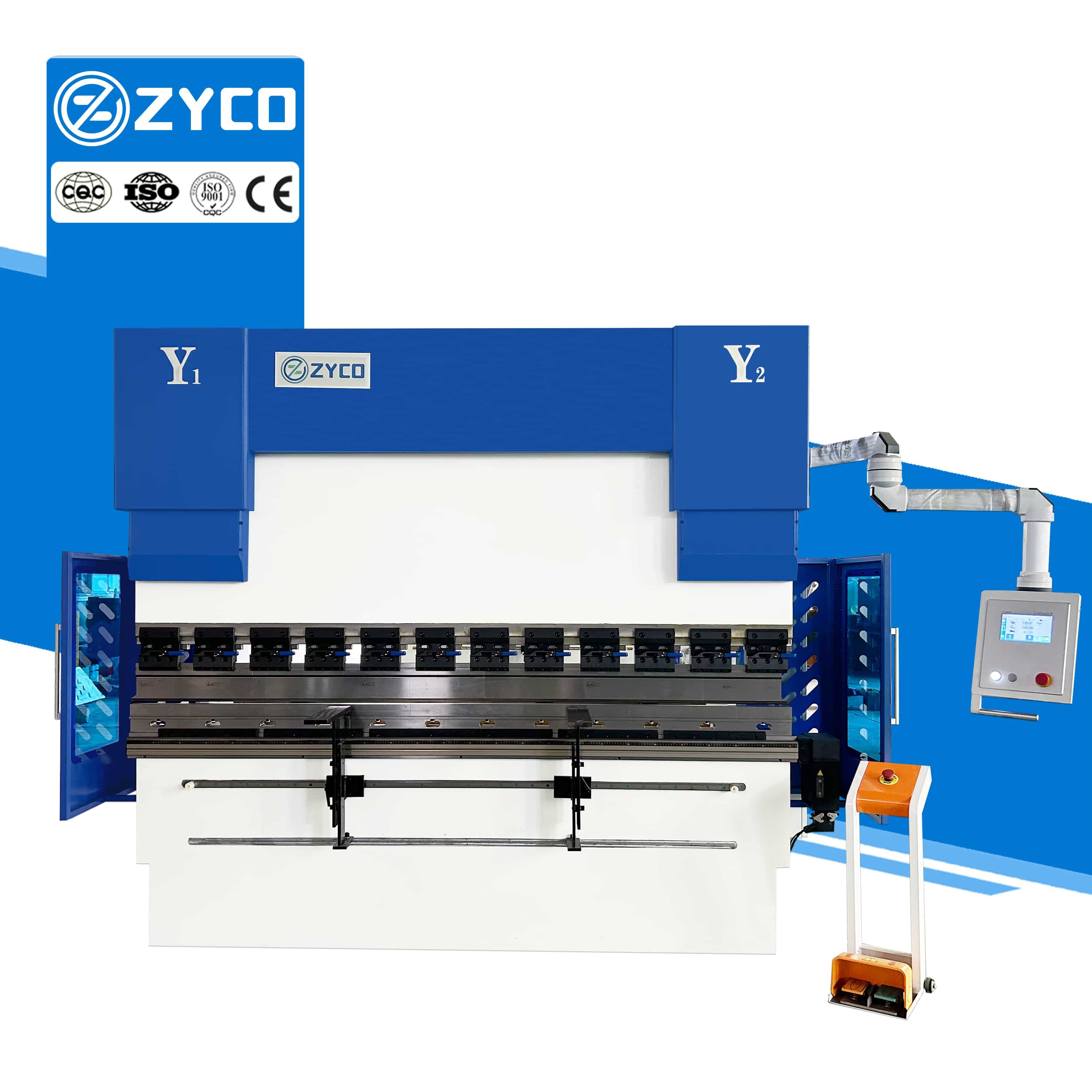 Buena calidad 100 160tones CT8 CNC Presione Freno para placa hidráulica de procesamiento de chapa de metal
