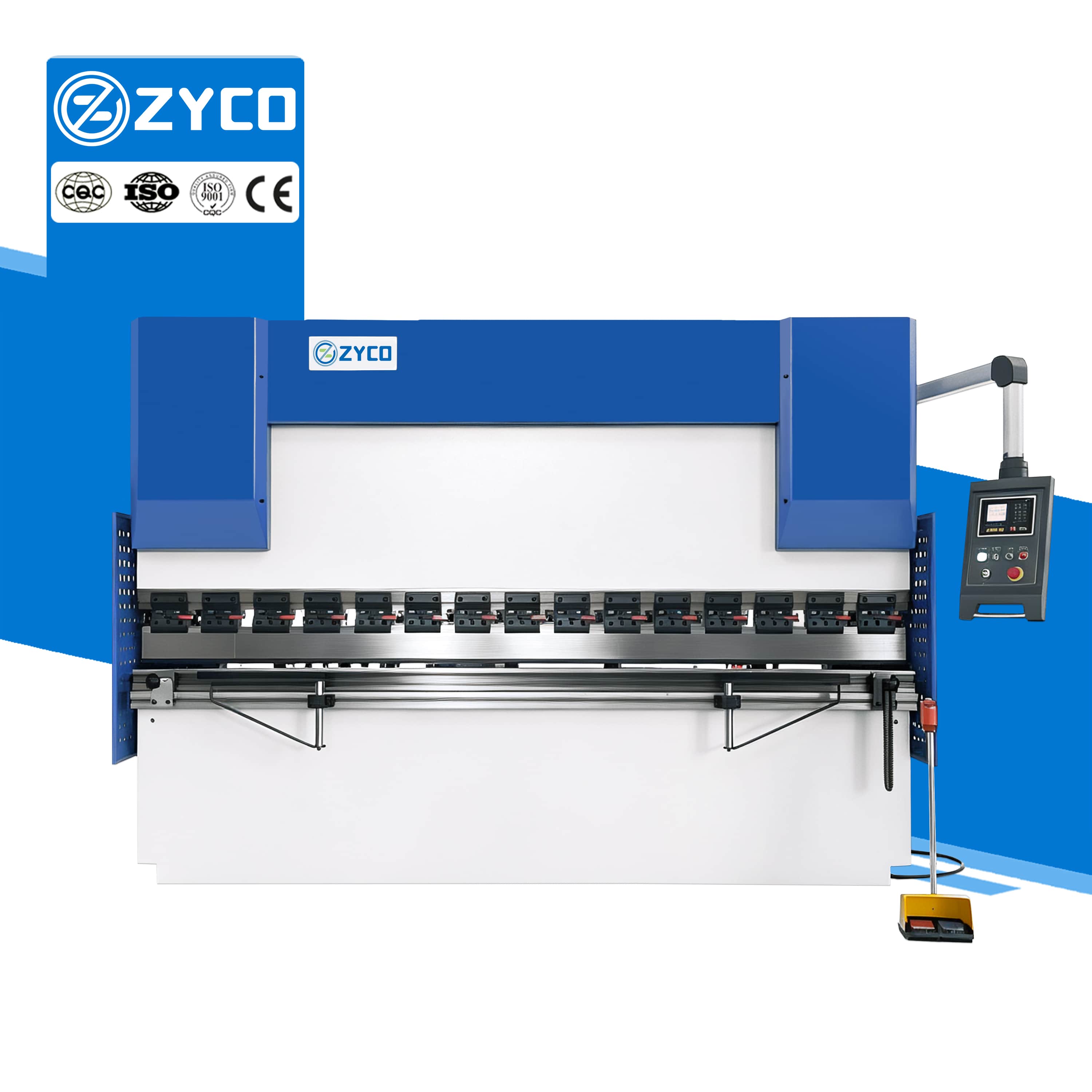 Plegadora CNC E21 con fácil manejo y posicionamiento automático.