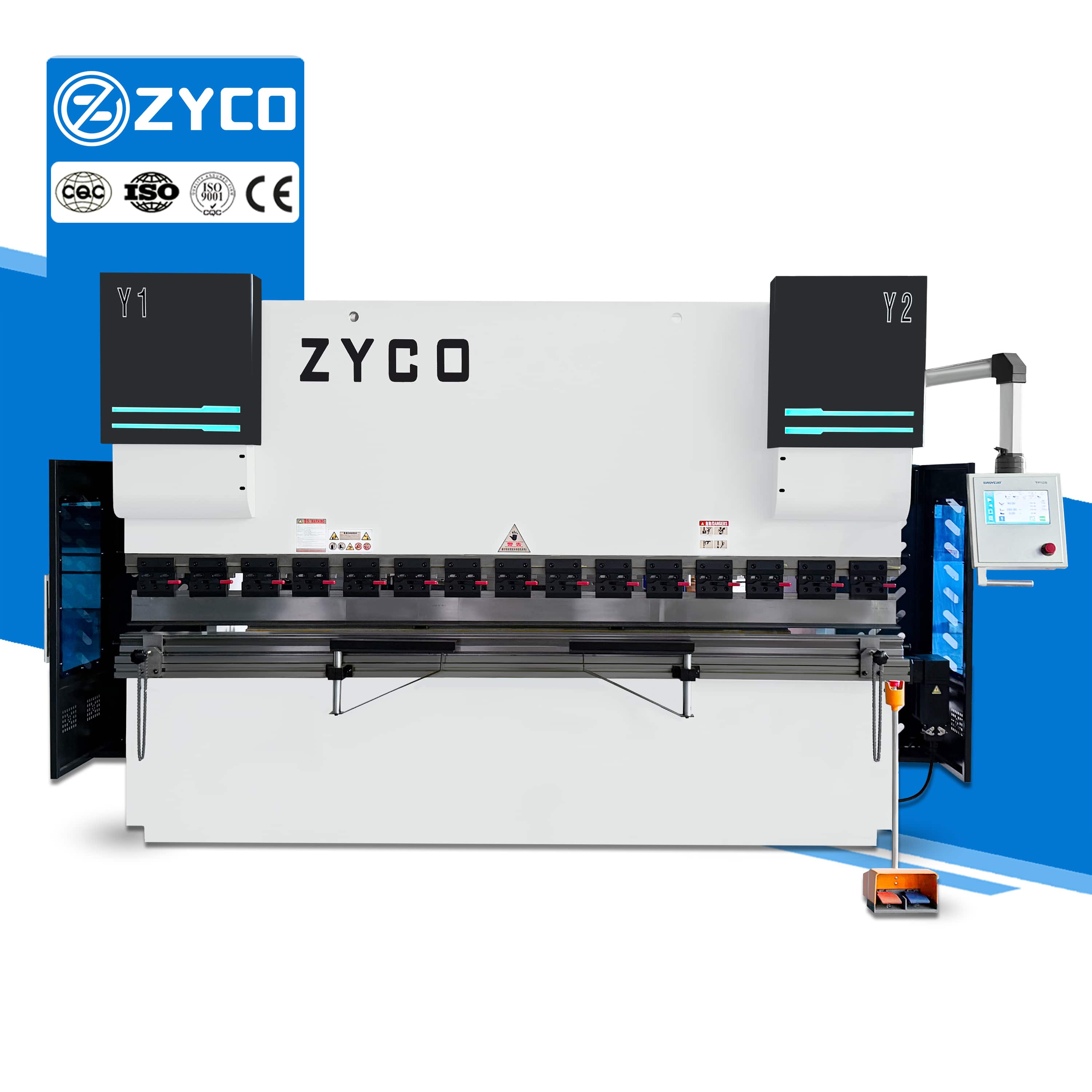 Plegadora CNC TP10S versátil de 4+1 ejes para una producción flexible.